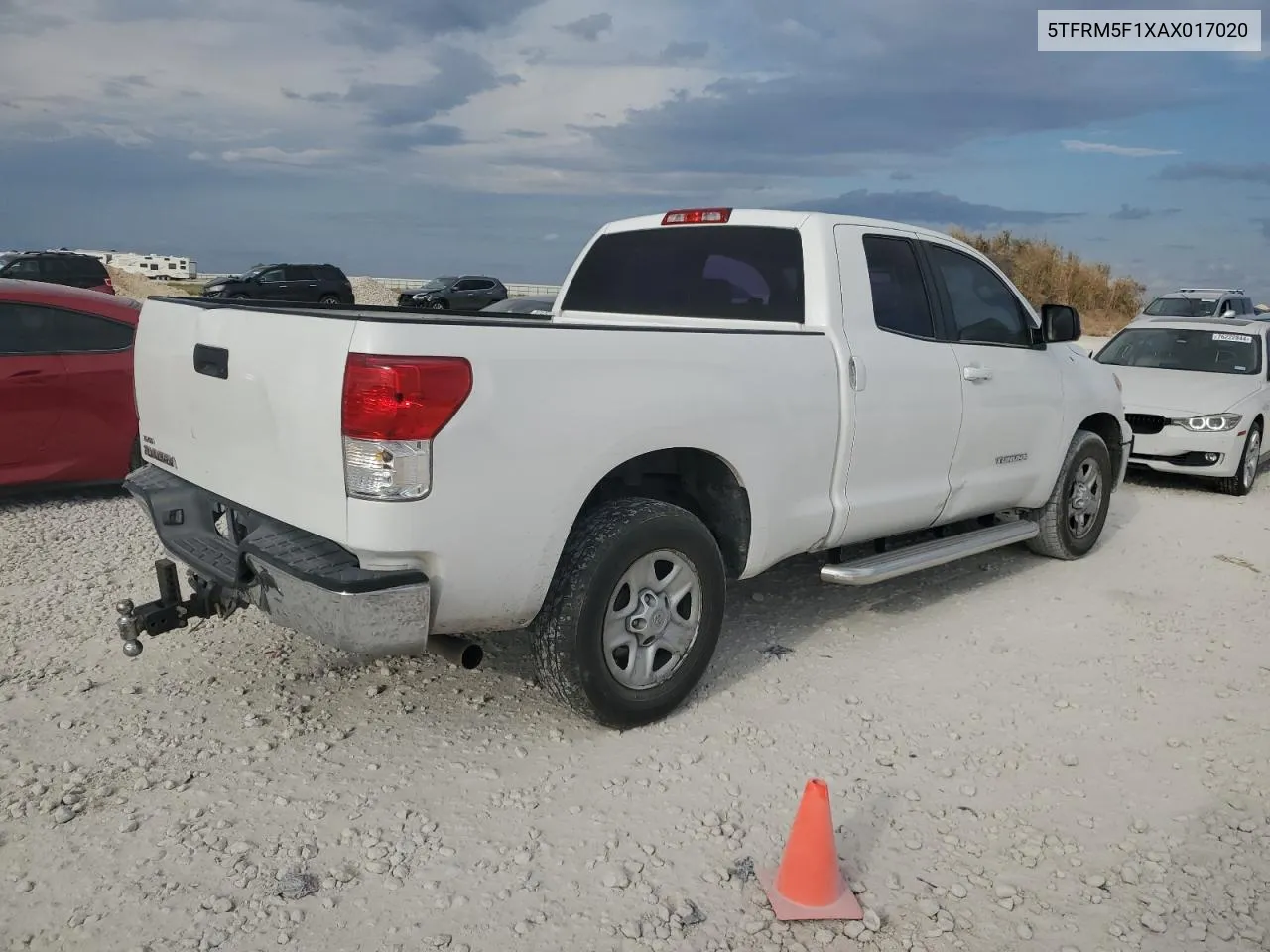 2010 Toyota Tundra Double Cab Sr5 VIN: 5TFRM5F1XAX017020 Lot: 76622944