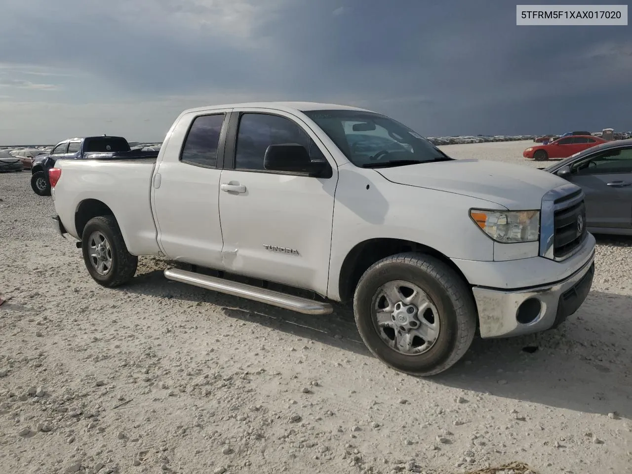 2010 Toyota Tundra Double Cab Sr5 VIN: 5TFRM5F1XAX017020 Lot: 76622944