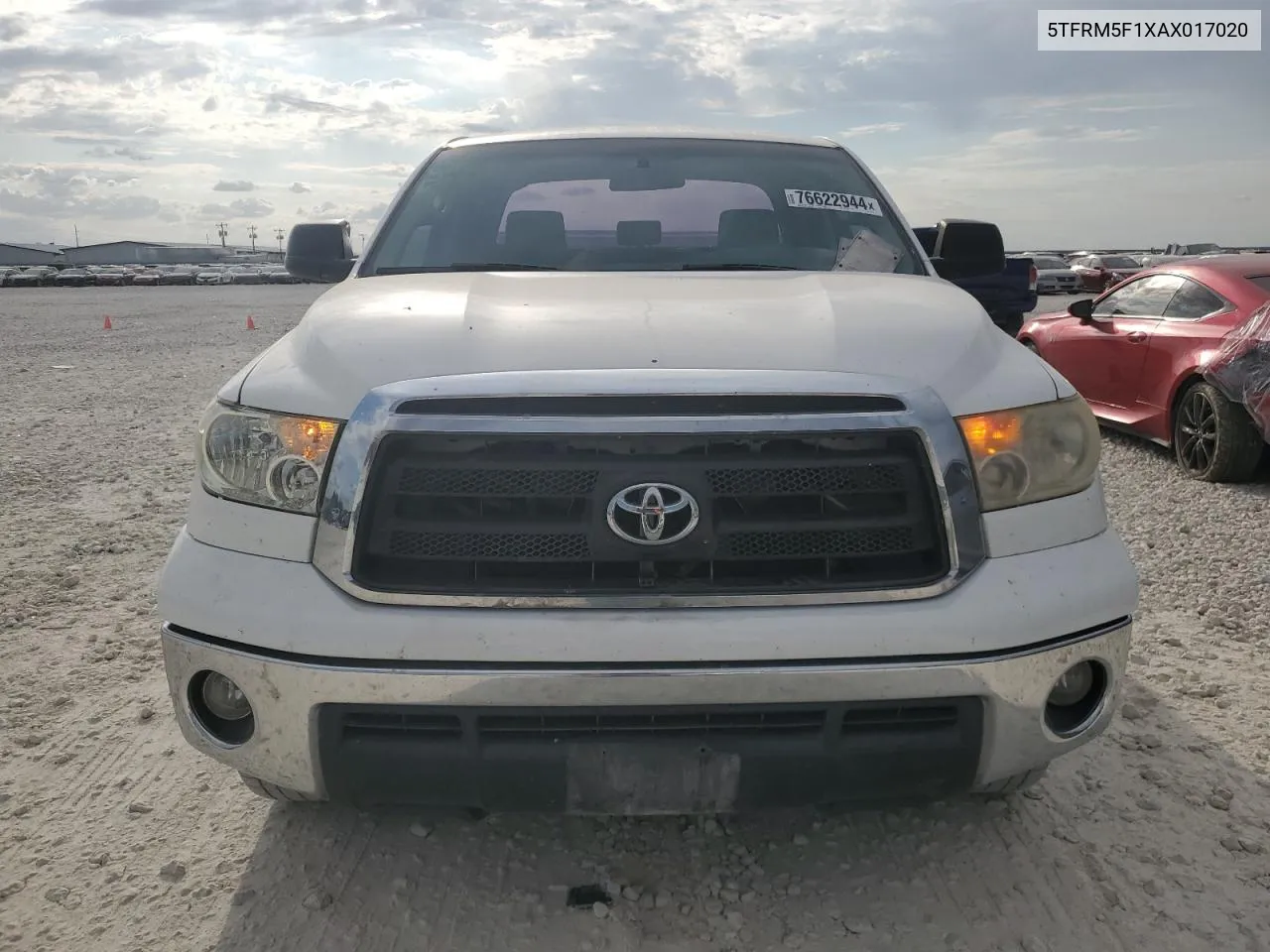 2010 Toyota Tundra Double Cab Sr5 VIN: 5TFRM5F1XAX017020 Lot: 76622944