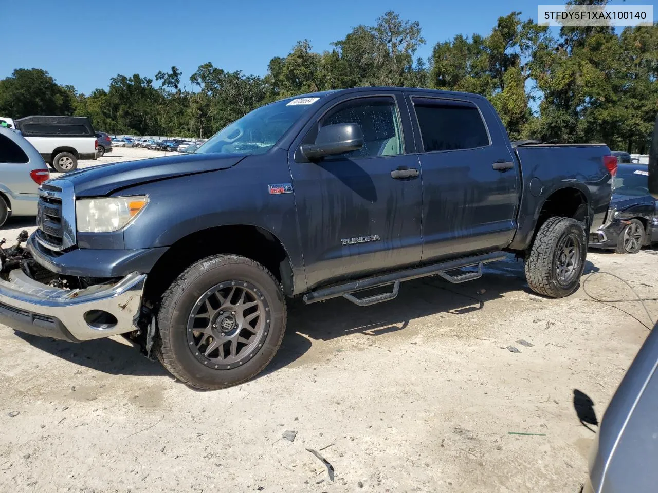 2010 Toyota Tundra Crewmax Sr5 VIN: 5TFDY5F1XAX100140 Lot: 76708584