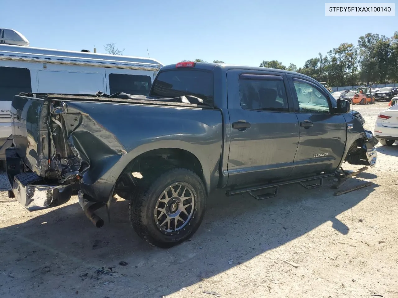 2010 Toyota Tundra Crewmax Sr5 VIN: 5TFDY5F1XAX100140 Lot: 76708584