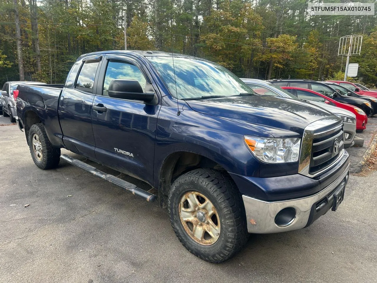 2010 Toyota Tundra Double Cab Sr5 VIN: 5TFUM5F15AX010745 Lot: 76742174