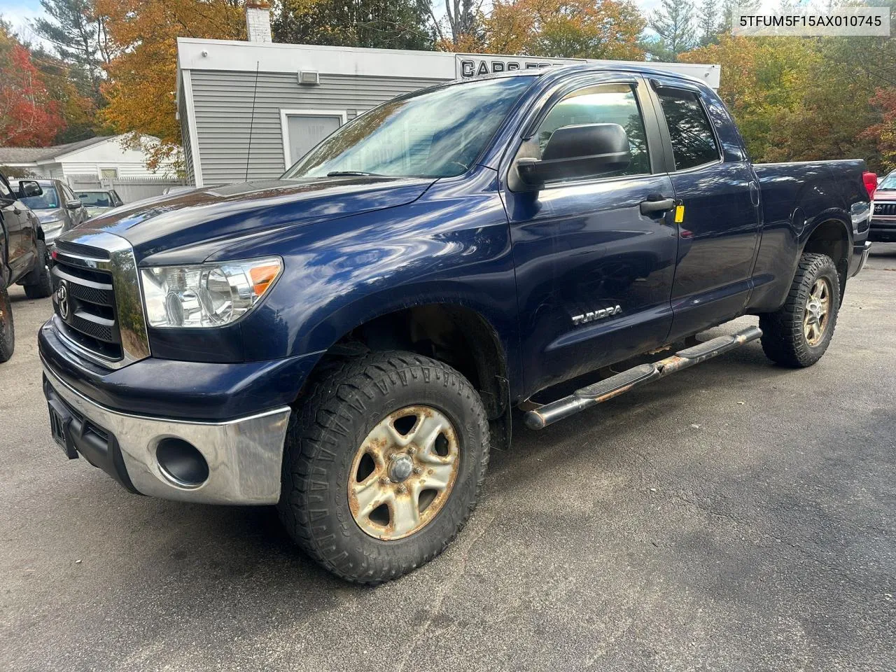 2010 Toyota Tundra Double Cab Sr5 VIN: 5TFUM5F15AX010745 Lot: 76742174