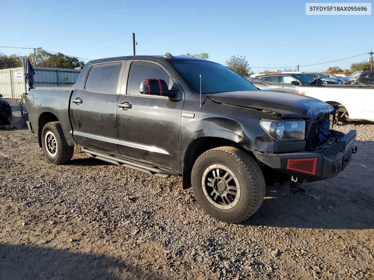 2010 Toyota Tundra Crewmax Sr5 VIN: 5TFDY5F18AX095696 Lot: 76758634