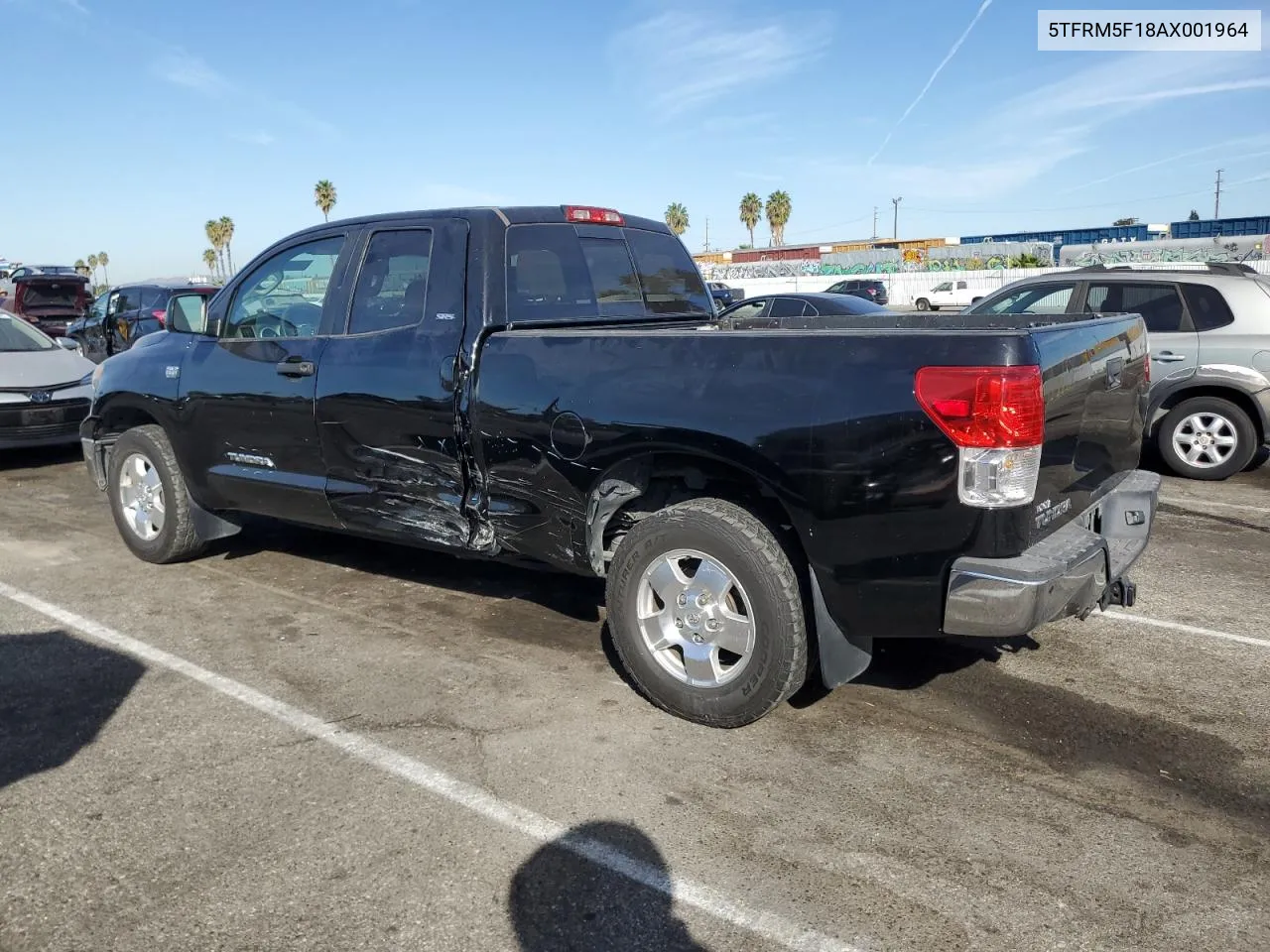 2010 Toyota Tundra Double Cab Sr5 VIN: 5TFRM5F18AX001964 Lot: 76788994