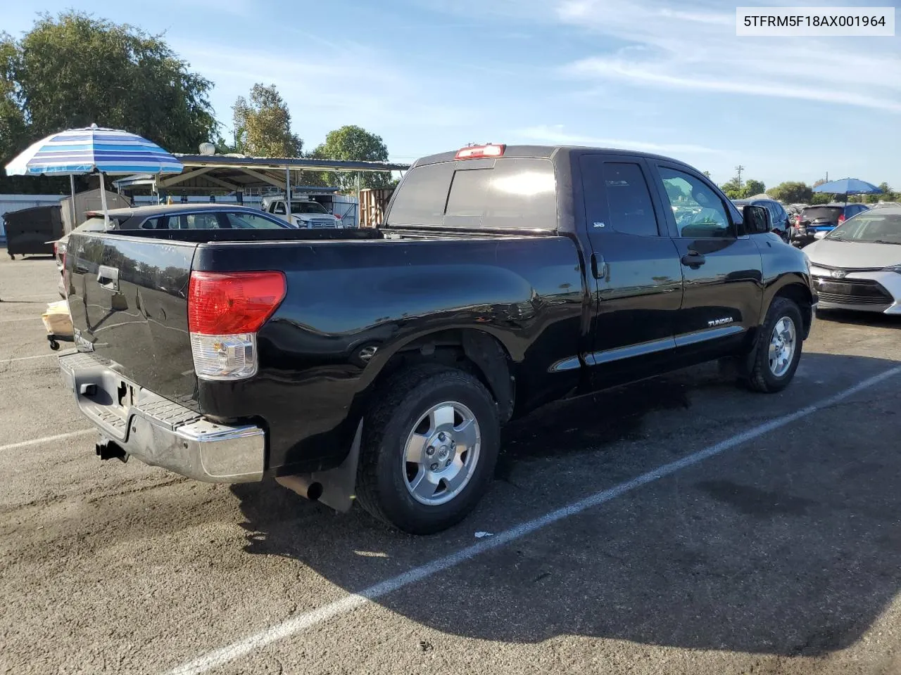 2010 Toyota Tundra Double Cab Sr5 VIN: 5TFRM5F18AX001964 Lot: 76788994