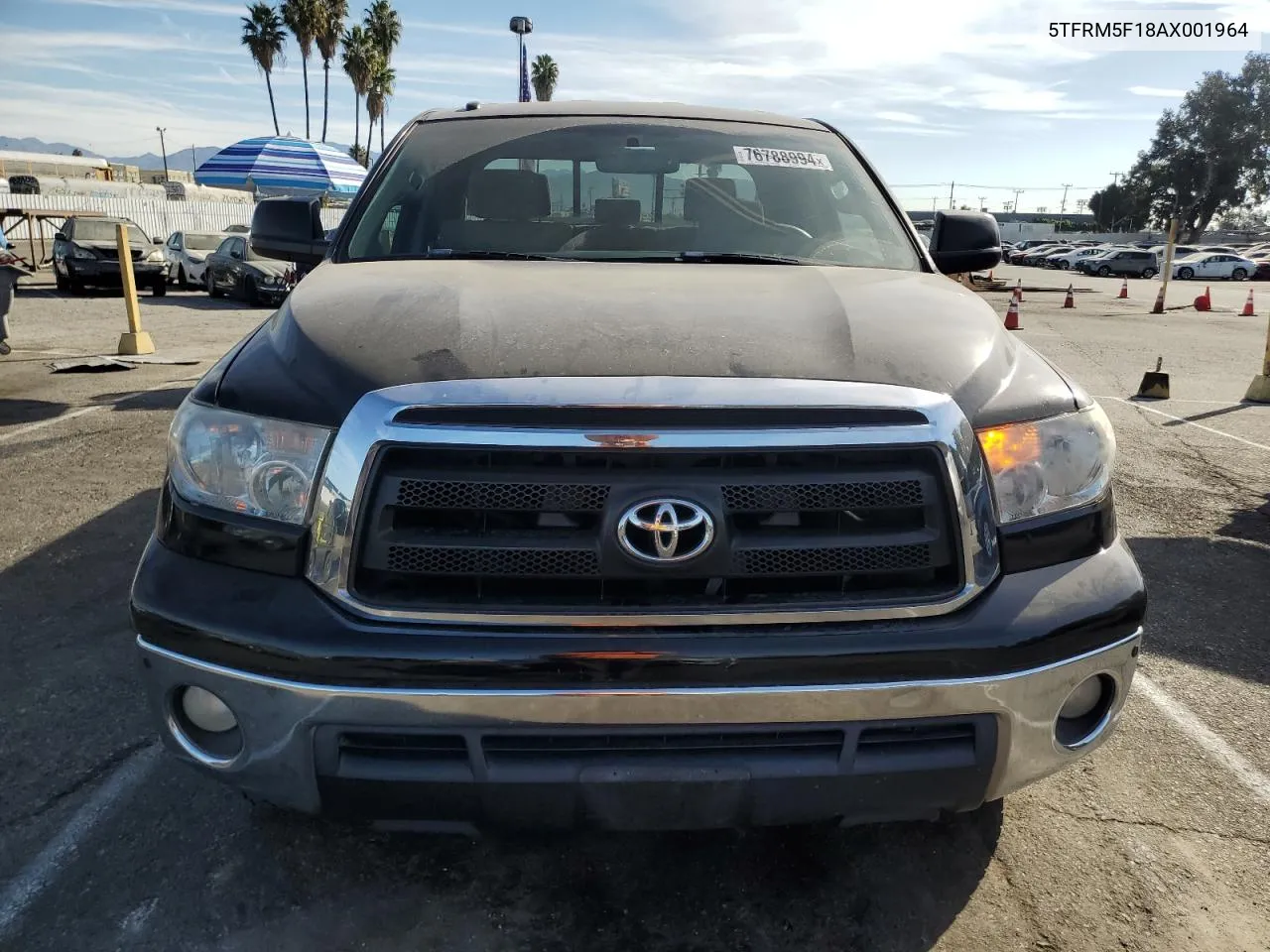 2010 Toyota Tundra Double Cab Sr5 VIN: 5TFRM5F18AX001964 Lot: 76788994