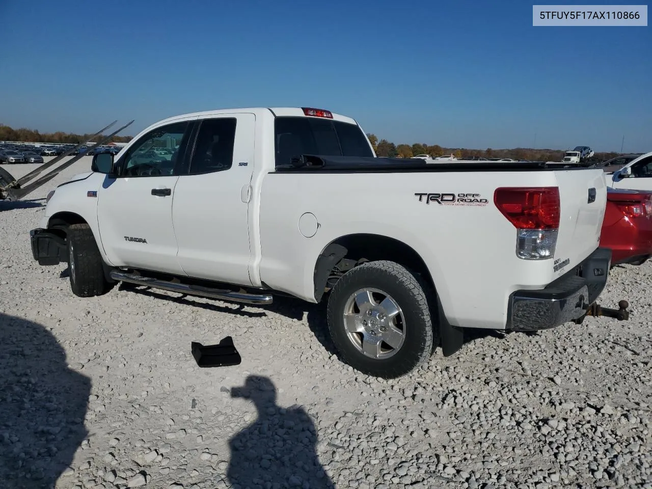 2010 Toyota Tundra Double Cab Sr5 VIN: 5TFUY5F17AX110866 Lot: 76913594