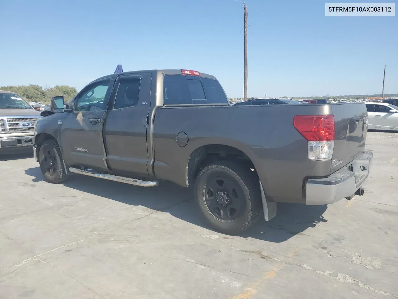 2010 Toyota Tundra Double Cab Sr5 VIN: 5TFRM5F10AX003112 Lot: 76980034