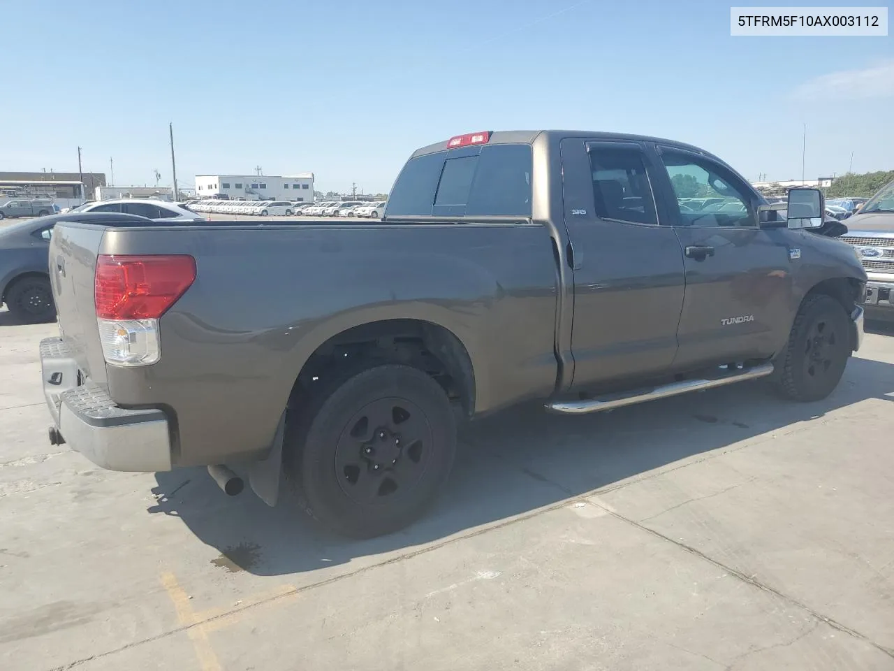 2010 Toyota Tundra Double Cab Sr5 VIN: 5TFRM5F10AX003112 Lot: 76980034