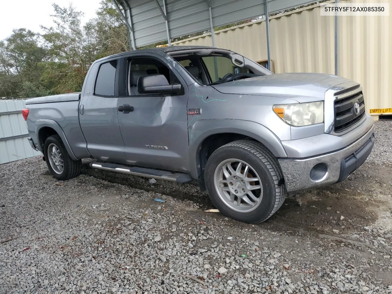 2010 Toyota Tundra Double Cab Sr5 VIN: 5TFRY5F12AX085350 Lot: 77368834