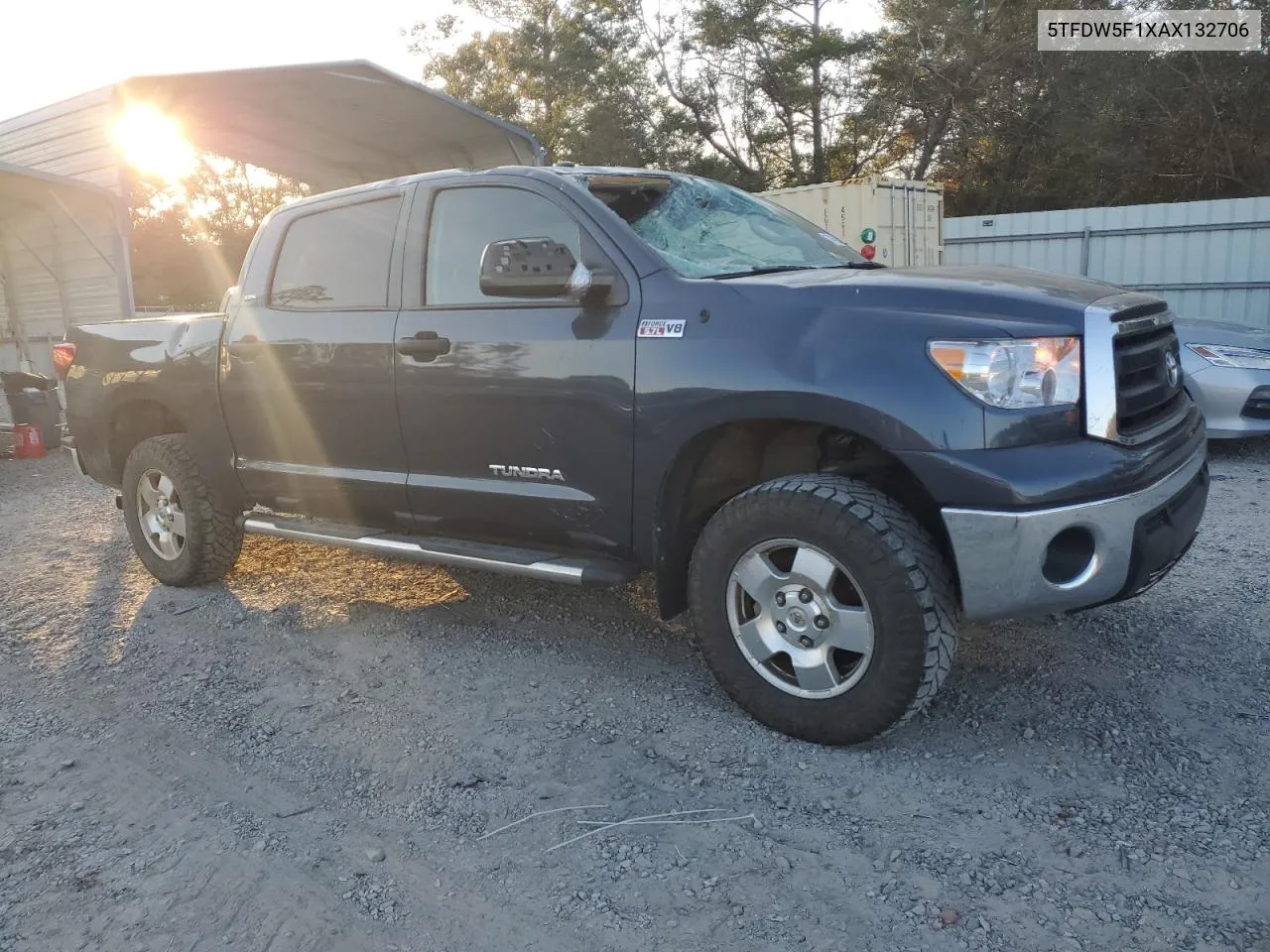 2010 Toyota Tundra Crewmax Sr5 VIN: 5TFDW5F1XAX132706 Lot: 77459834