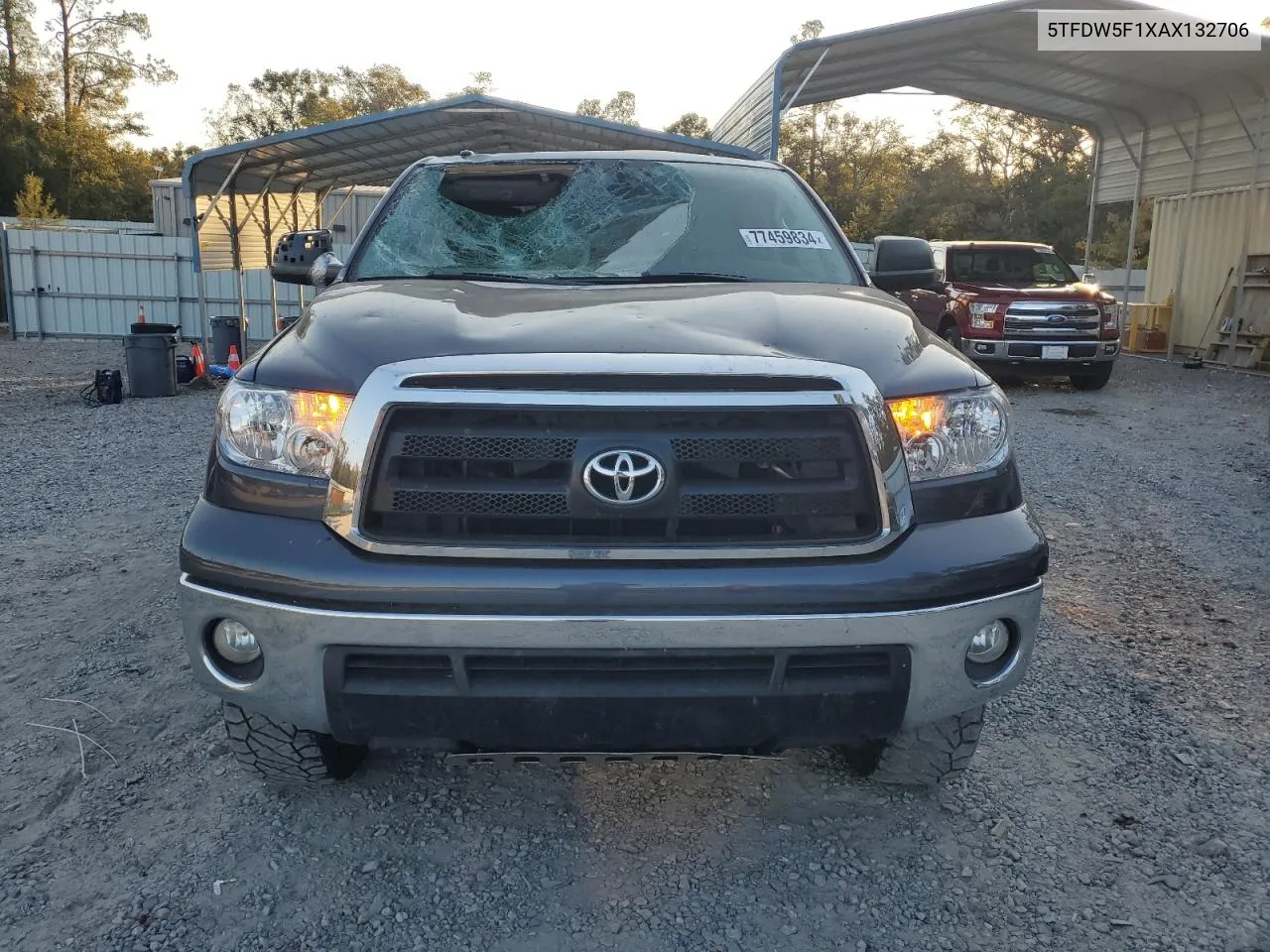 2010 Toyota Tundra Crewmax Sr5 VIN: 5TFDW5F1XAX132706 Lot: 77459834