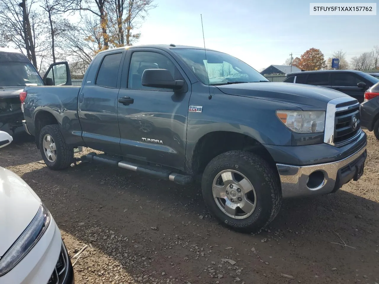 2010 Toyota Tundra Double Cab Sr5 VIN: 5TFUY5F1XAX157762 Lot: 77682004