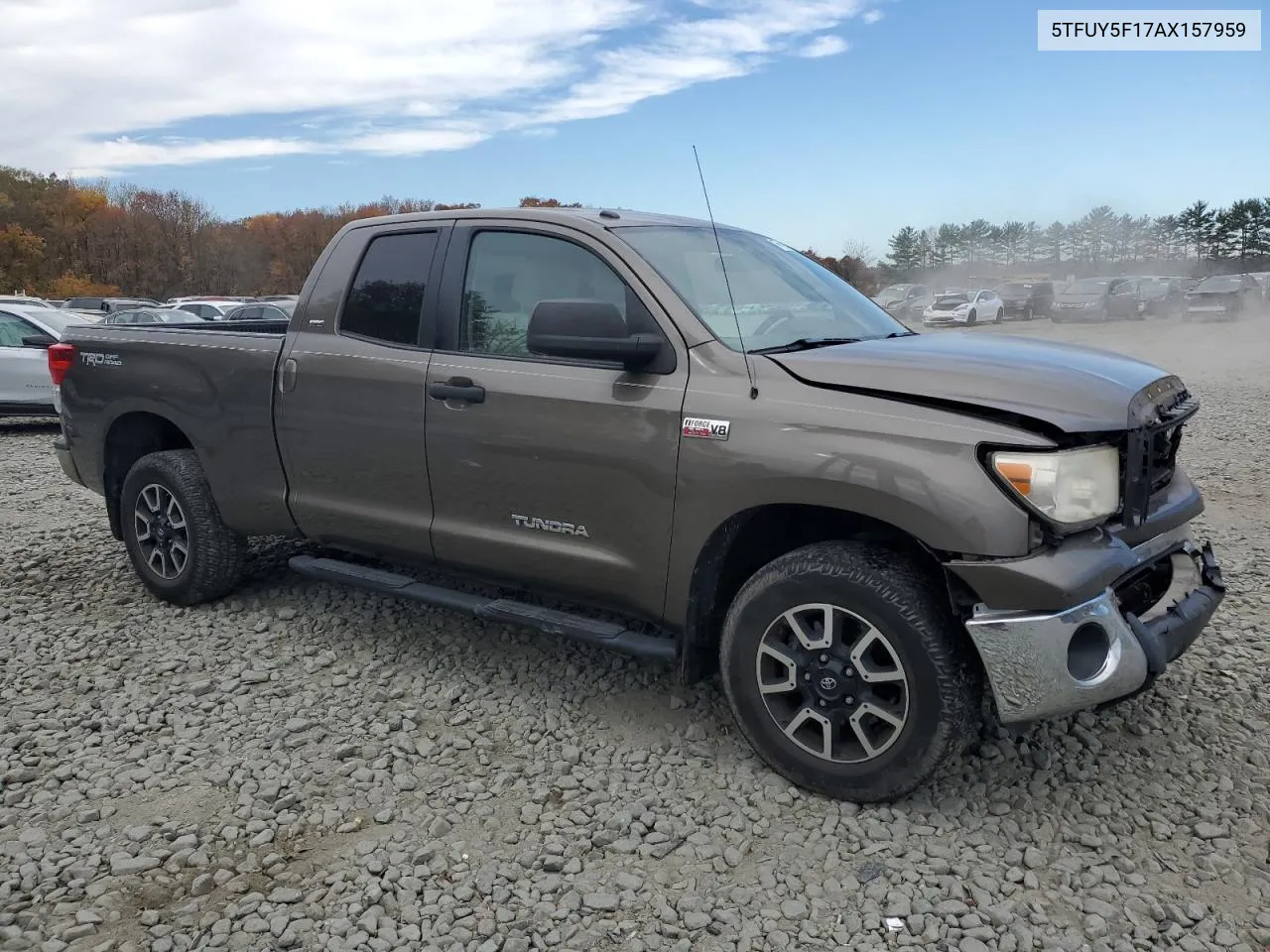 2010 Toyota Tundra Double Cab Sr5 VIN: 5TFUY5F17AX157959 Lot: 77784934