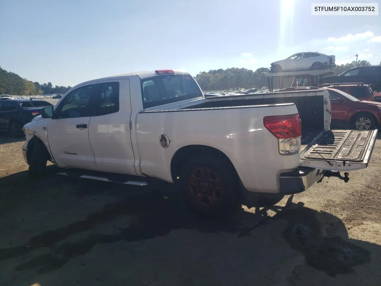 2010 Toyota Tundra Double Cab Sr5 VIN: 5TFUM5F10AX003752 Lot: 77903334