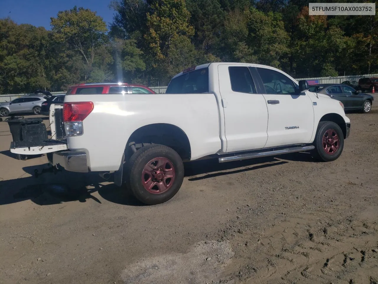 2010 Toyota Tundra Double Cab Sr5 VIN: 5TFUM5F10AX003752 Lot: 77903334