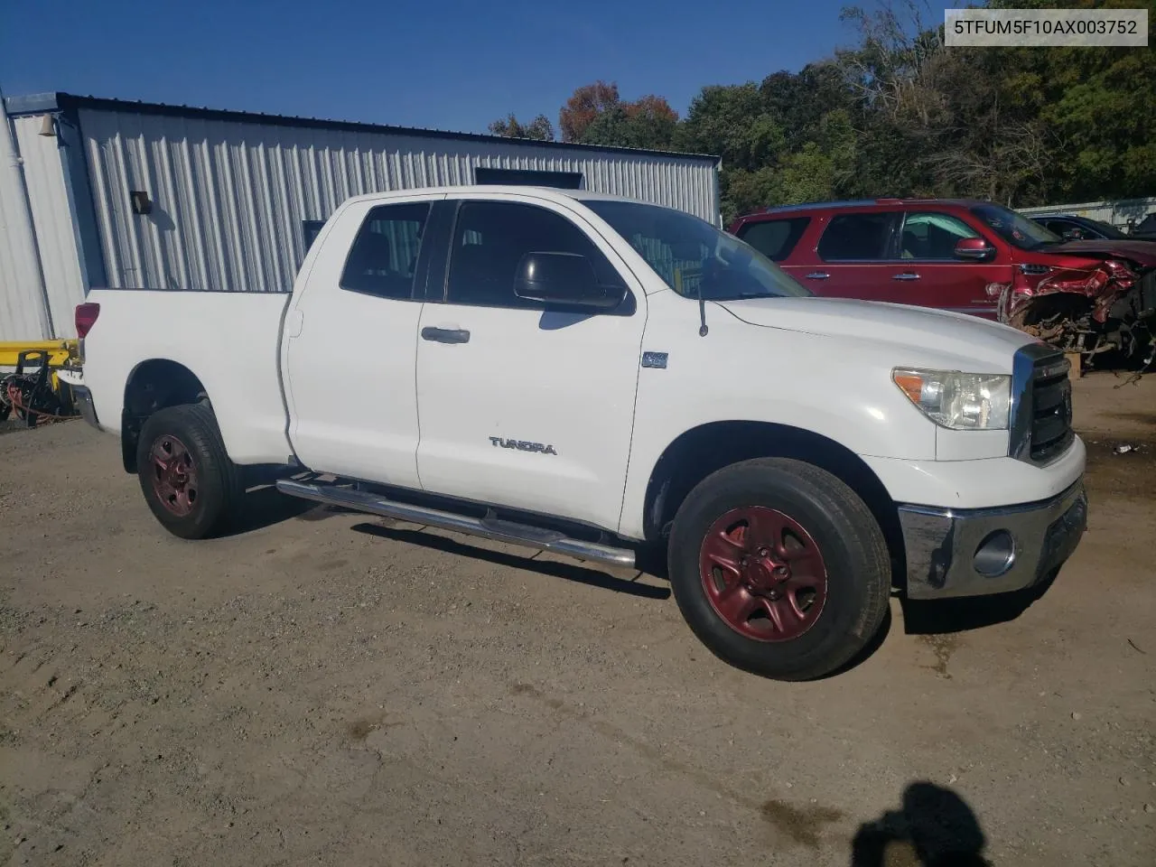 2010 Toyota Tundra Double Cab Sr5 VIN: 5TFUM5F10AX003752 Lot: 77903334