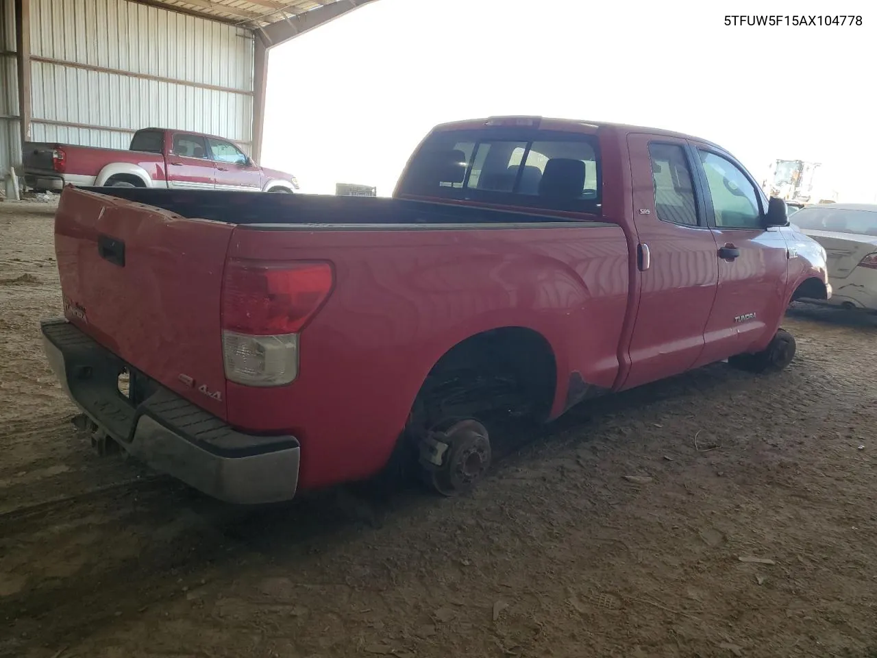 2010 Toyota Tundra Double Cab Sr5 VIN: 5TFUW5F15AX104778 Lot: 78052194