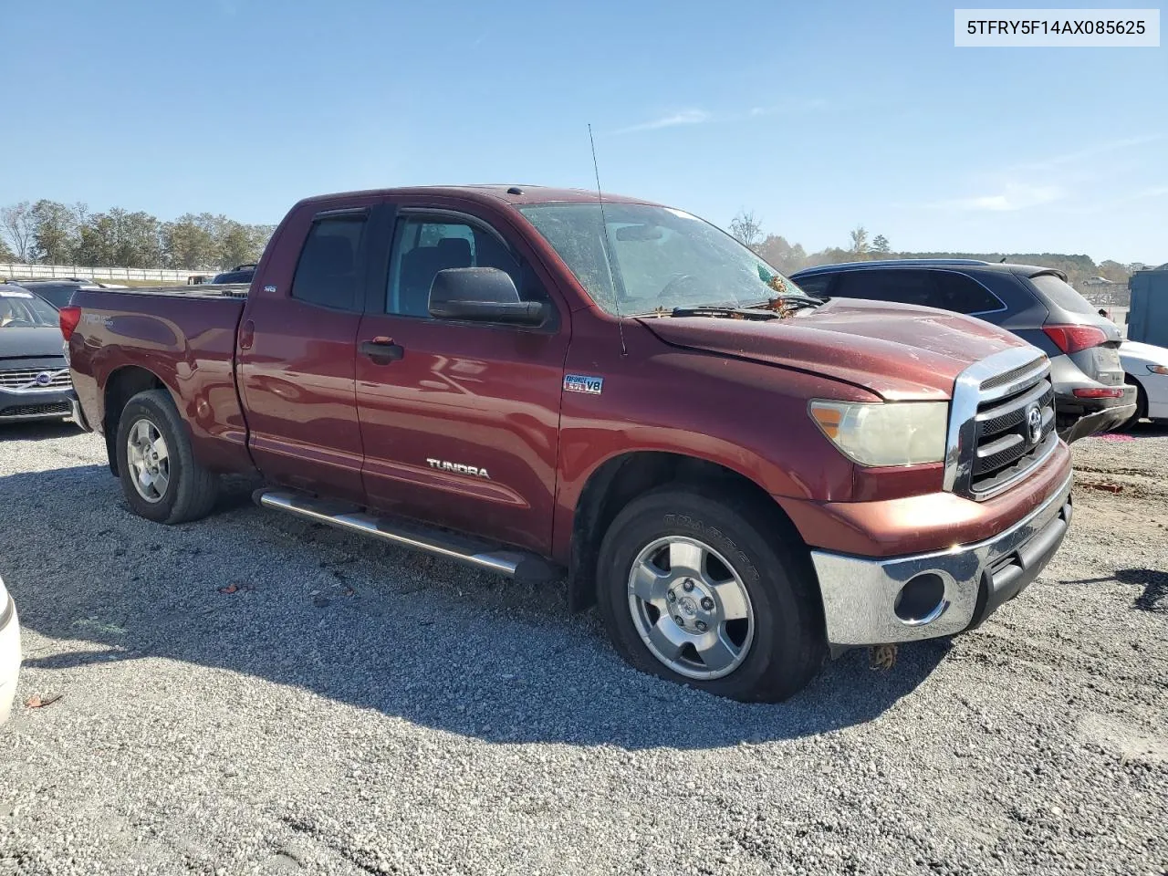 2010 Toyota Tundra Double Cab Sr5 VIN: 5TFRY5F14AX085625 Lot: 78062474