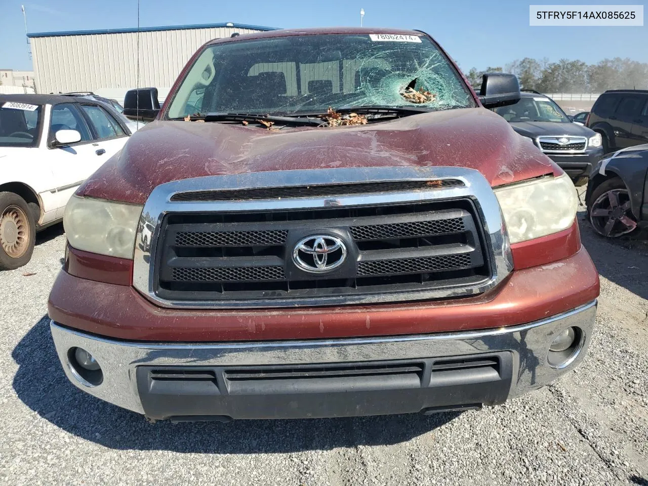 2010 Toyota Tundra Double Cab Sr5 VIN: 5TFRY5F14AX085625 Lot: 78062474