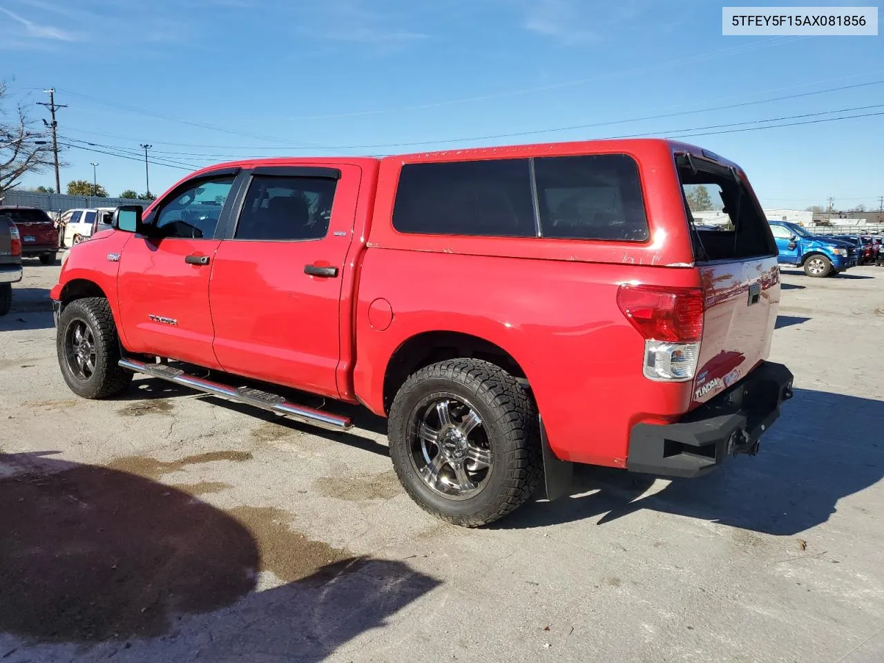 2010 Toyota Tundra Crewmax Sr5 VIN: 5TFEY5F15AX081856 Lot: 78351154