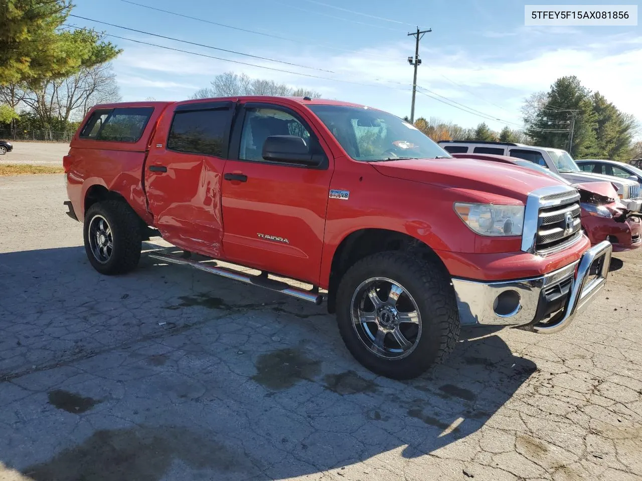 2010 Toyota Tundra Crewmax Sr5 VIN: 5TFEY5F15AX081856 Lot: 78351154