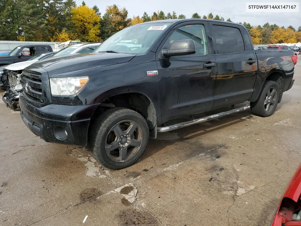 2010 Toyota Tundra Crewmax Sr5 VIN: 5TFDW5F14AX147167 Lot: 78363674