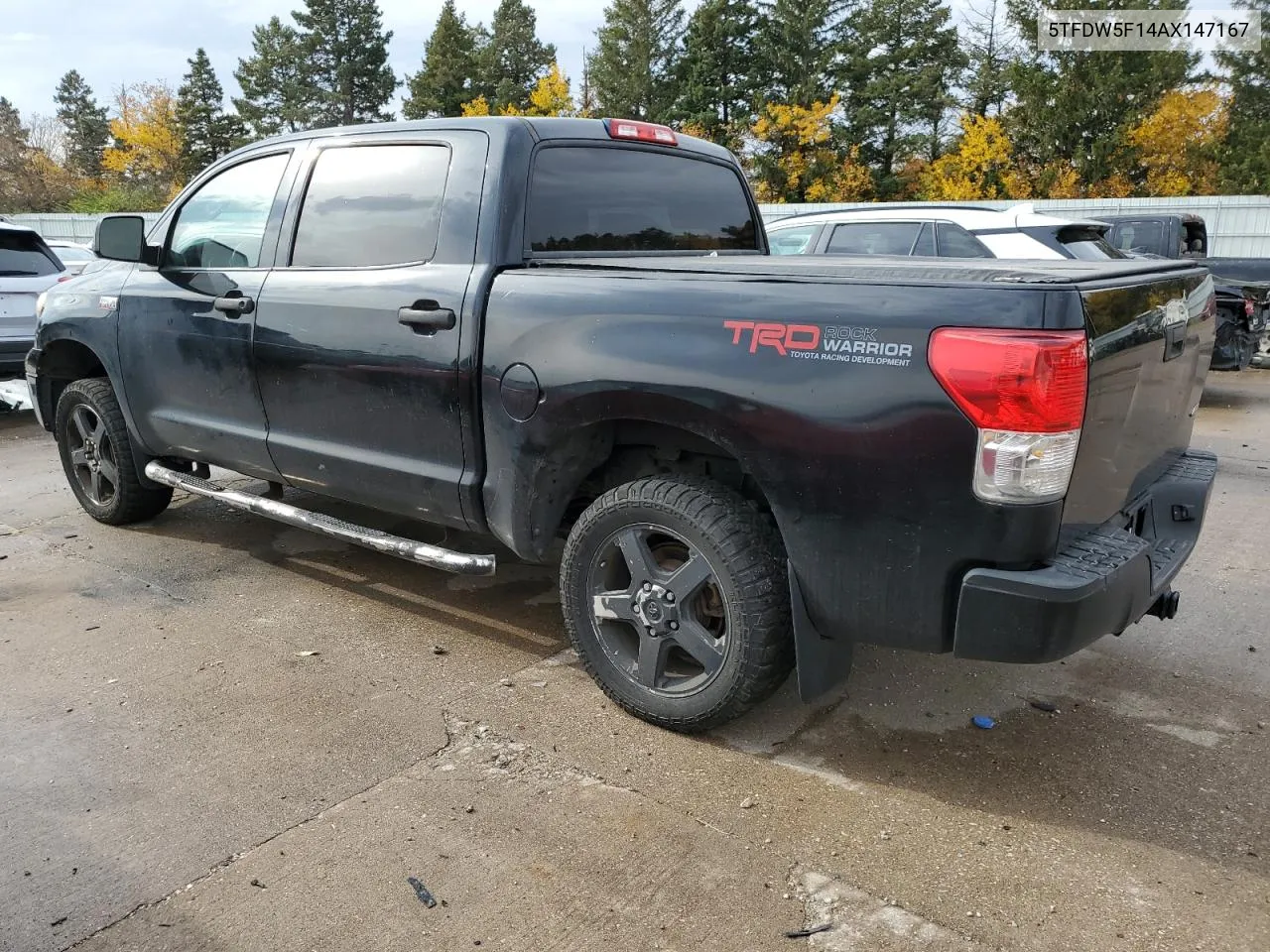 2010 Toyota Tundra Crewmax Sr5 VIN: 5TFDW5F14AX147167 Lot: 78363674