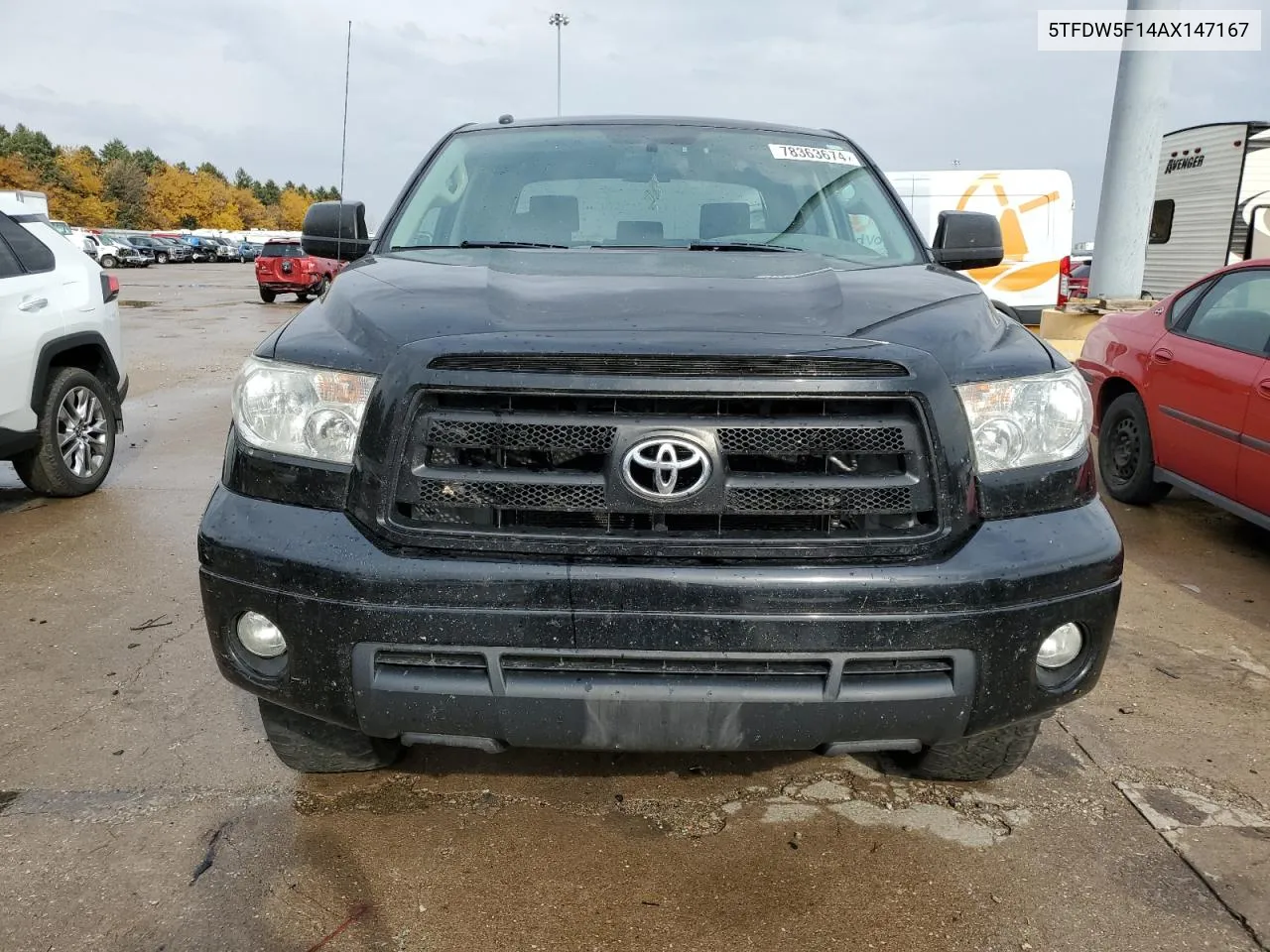 2010 Toyota Tundra Crewmax Sr5 VIN: 5TFDW5F14AX147167 Lot: 78363674