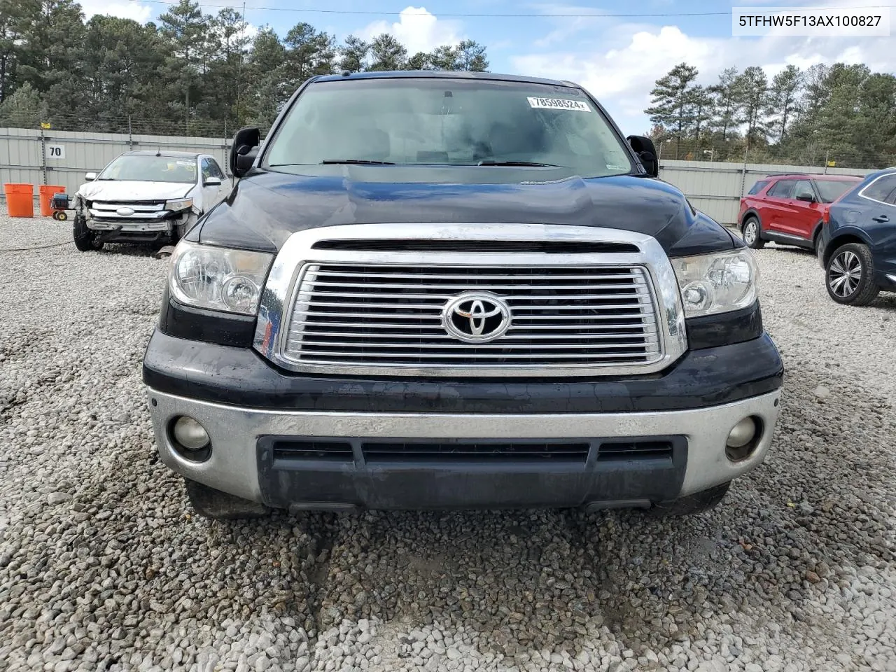 2010 Toyota Tundra Crewmax Limited VIN: 5TFHW5F13AX100827 Lot: 78598524