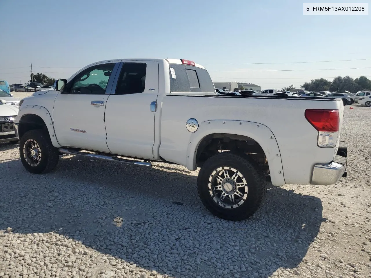 2010 Toyota Tundra Double Cab Sr5 VIN: 5TFRM5F13AX012208 Lot: 78755224