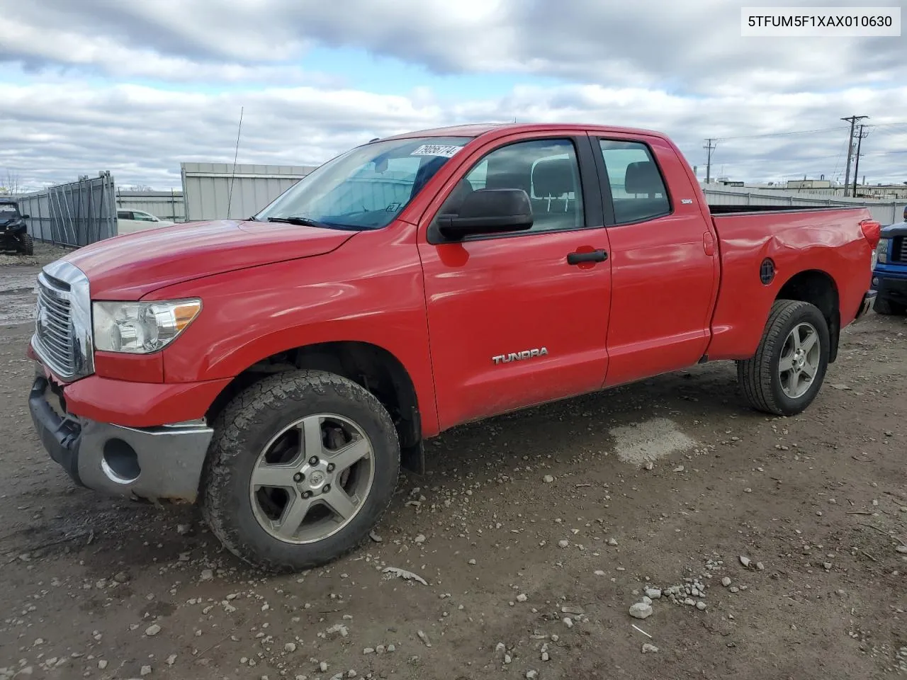 2010 Toyota Tundra Double Cab Sr5 VIN: 5TFUM5F1XAX010630 Lot: 79056774