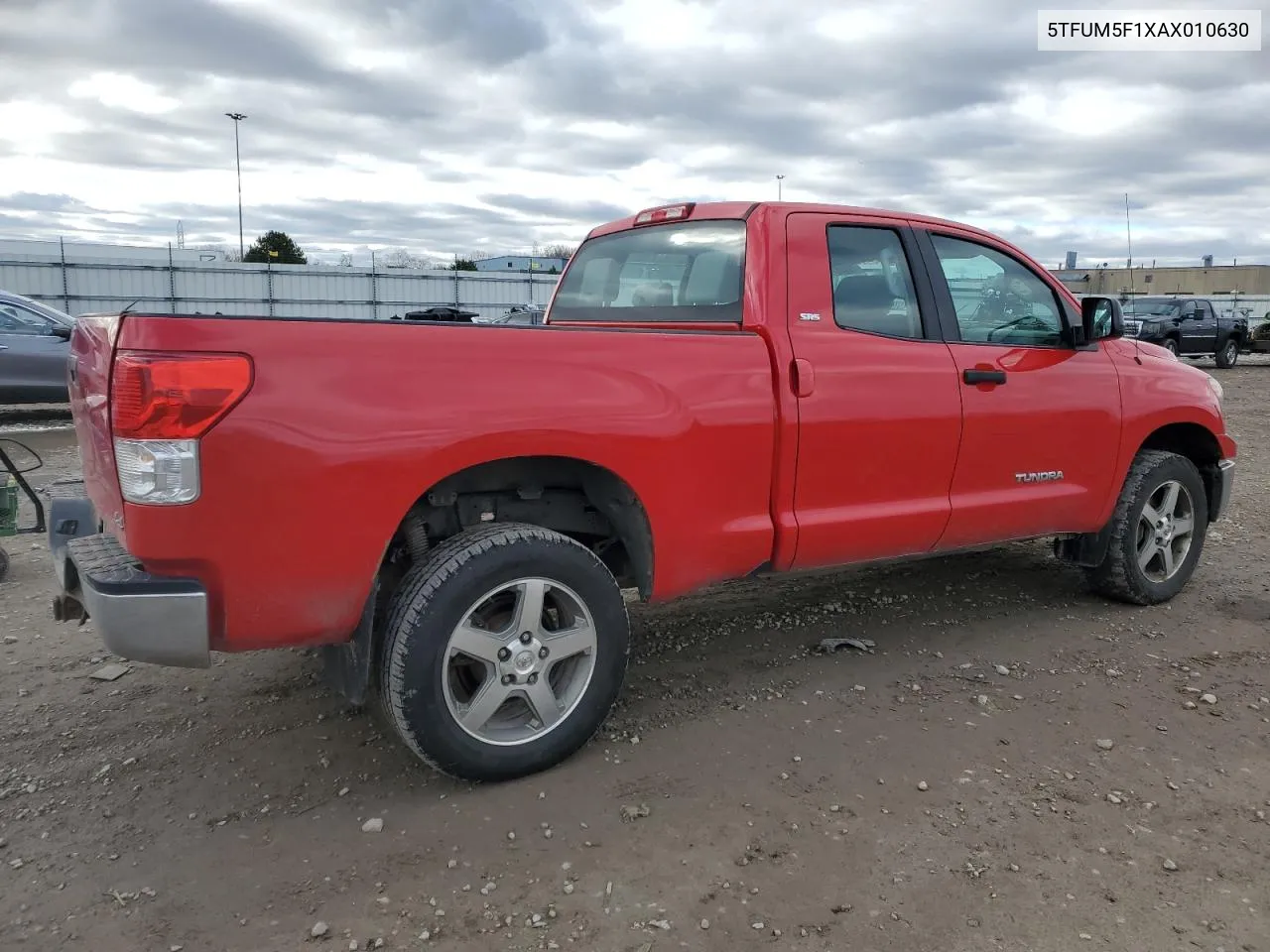 2010 Toyota Tundra Double Cab Sr5 VIN: 5TFUM5F1XAX010630 Lot: 79056774