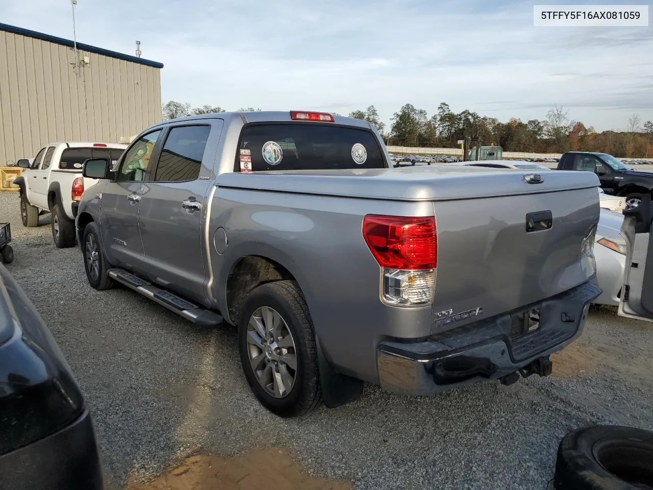 2010 Toyota Tundra Crewmax Limited VIN: 5TFFY5F16AX081059 Lot: 79244804