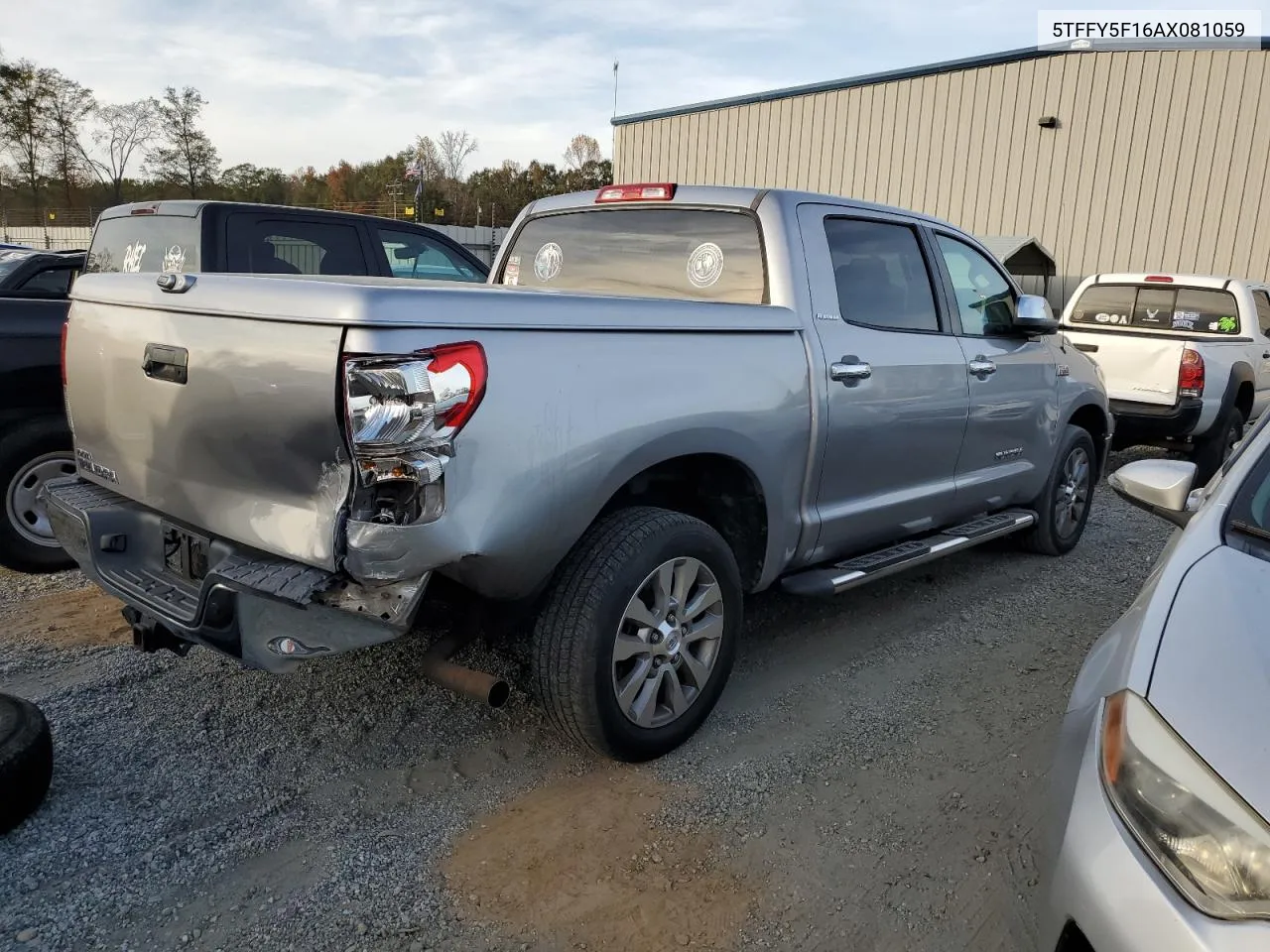 2010 Toyota Tundra Crewmax Limited VIN: 5TFFY5F16AX081059 Lot: 79244804