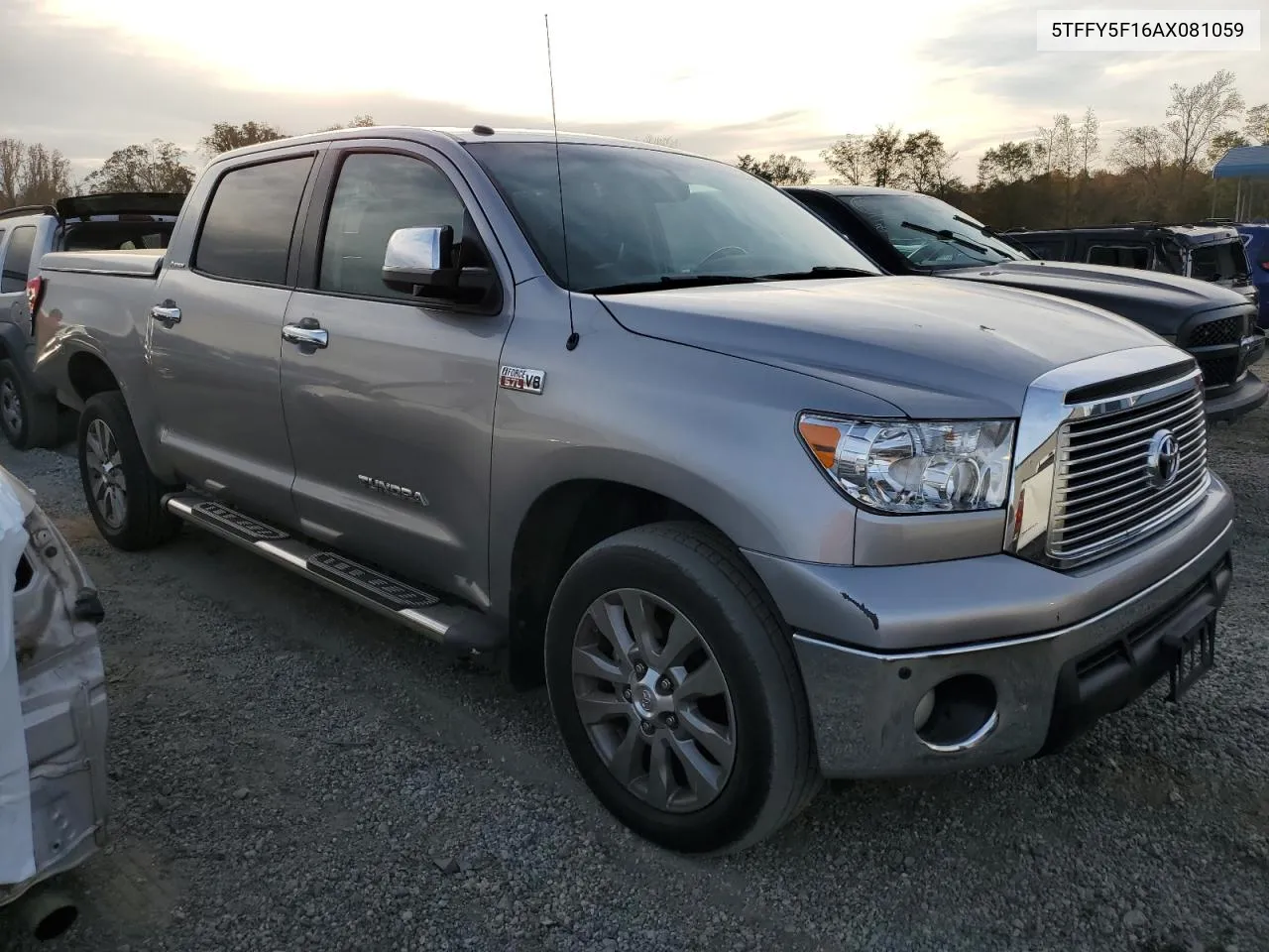 2010 Toyota Tundra Crewmax Limited VIN: 5TFFY5F16AX081059 Lot: 79244804