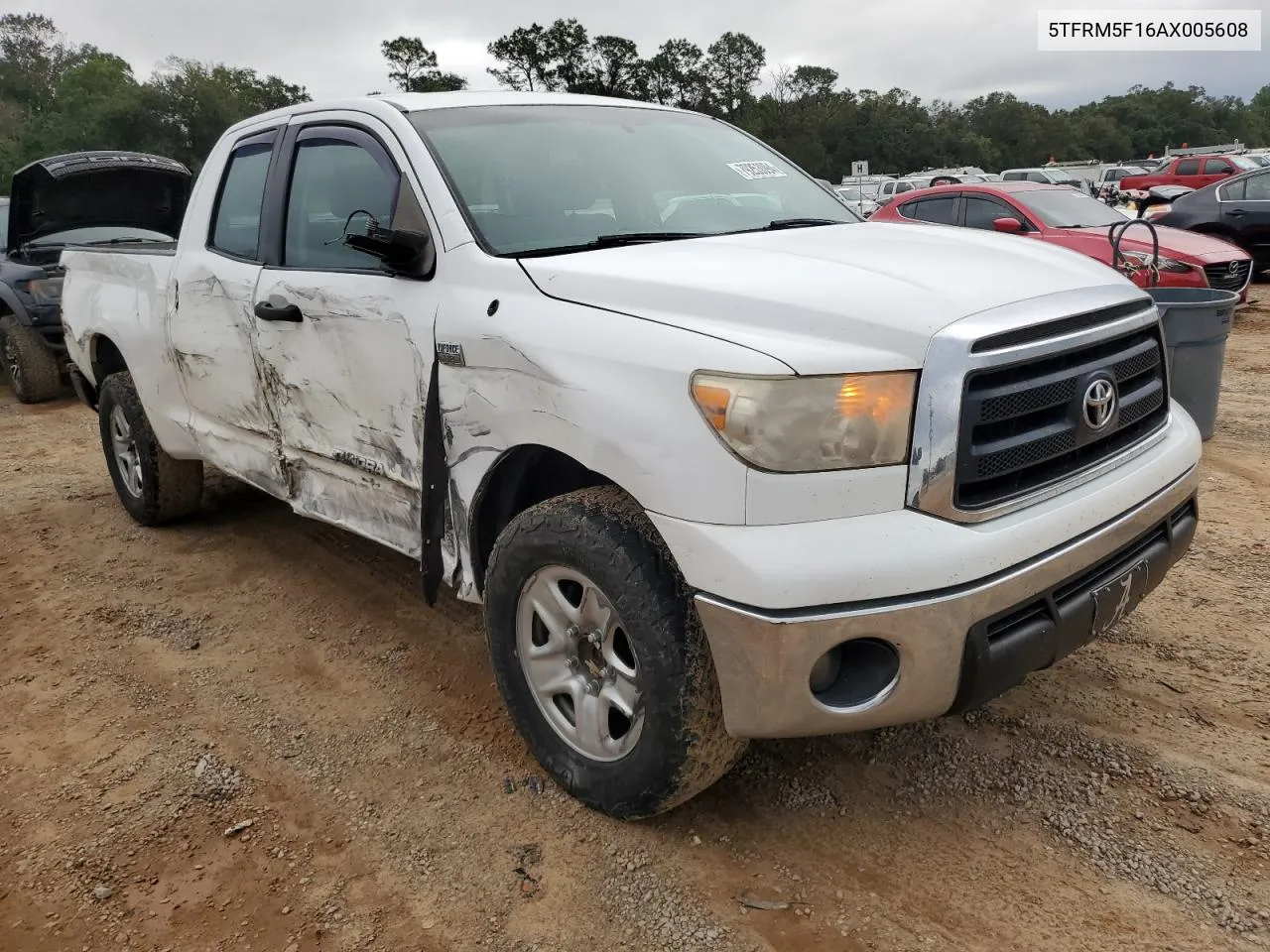 2010 Toyota Tundra Double Cab Sr5 VIN: 5TFRM5F16AX005608 Lot: 79253094