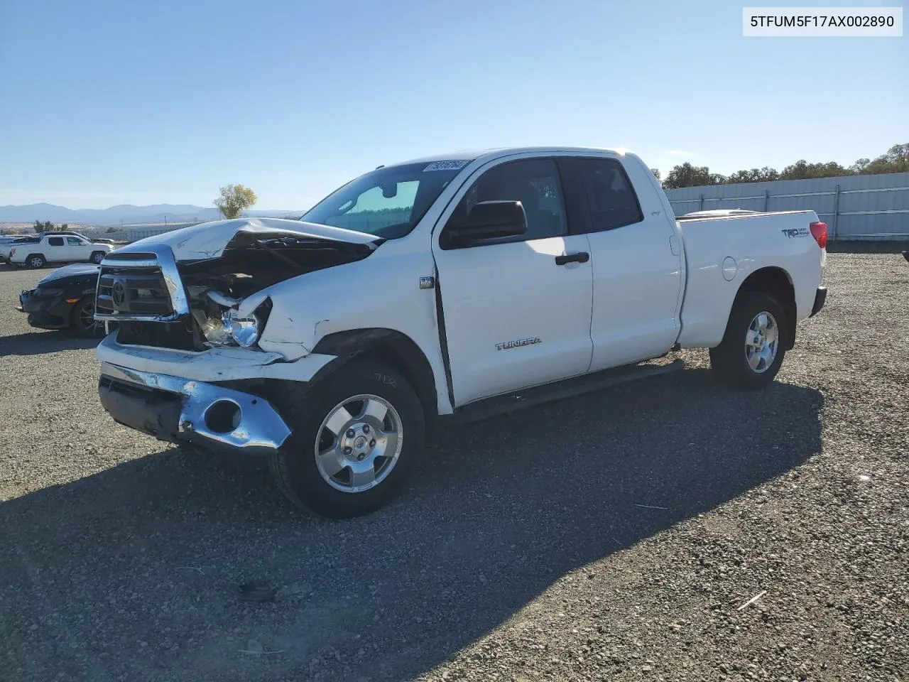 2010 Toyota Tundra Double Cab Sr5 VIN: 5TFUM5F17AX002890 Lot: 79316764