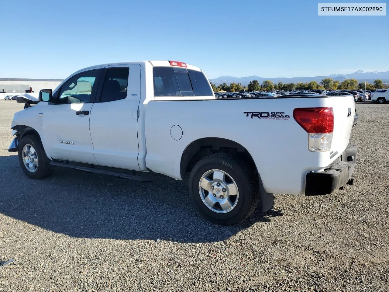 2010 Toyota Tundra Double Cab Sr5 VIN: 5TFUM5F17AX002890 Lot: 79316764