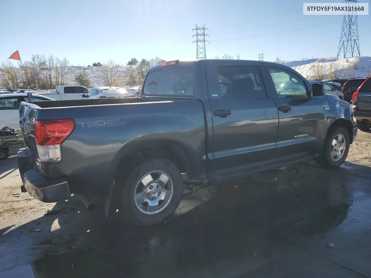 2010 Toyota Tundra Crewmax Sr5 VIN: 5TFDY5F19AX131668 Lot: 79742804