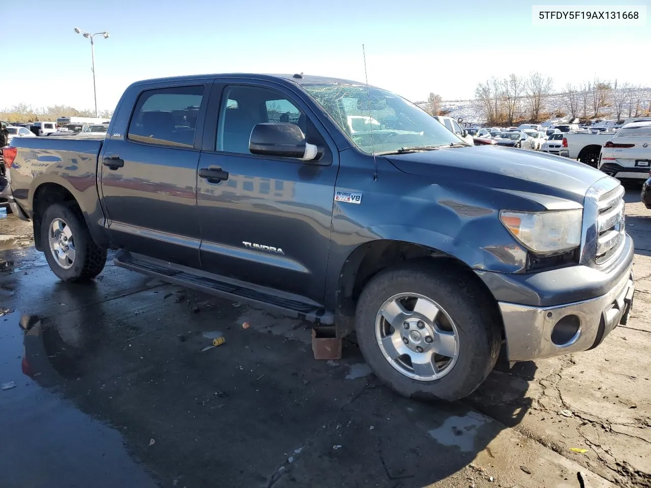 2010 Toyota Tundra Crewmax Sr5 VIN: 5TFDY5F19AX131668 Lot: 79742804