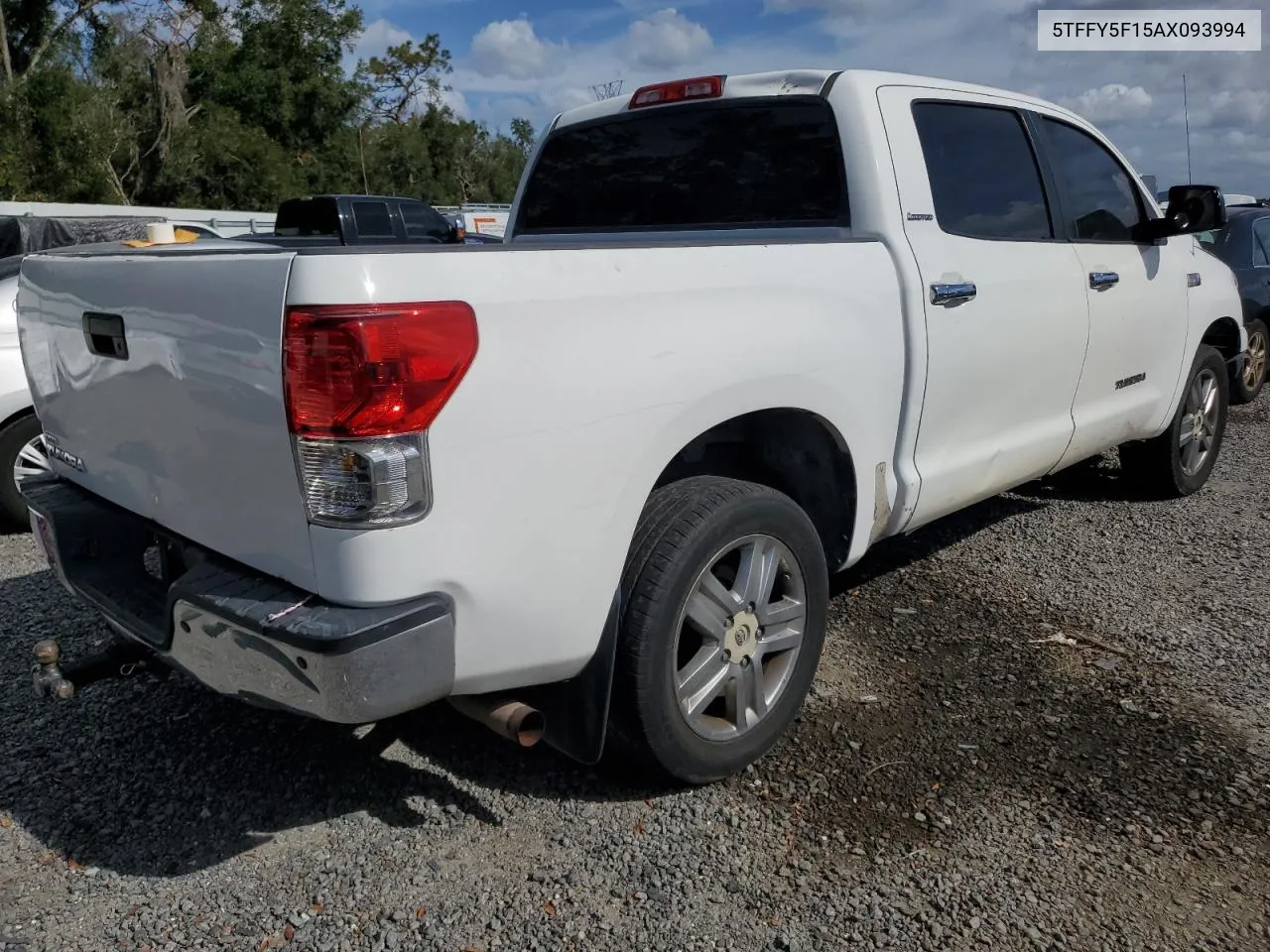 2010 Toyota Tundra Crewmax Limited VIN: 5TFFY5F15AX093994 Lot: 79749944