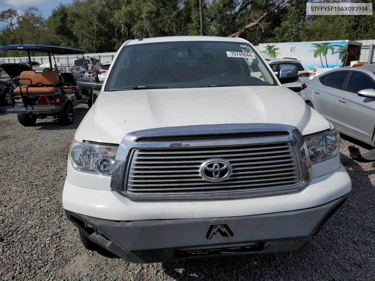 2010 Toyota Tundra Crewmax Limited VIN: 5TFFY5F15AX093994 Lot: 79749944