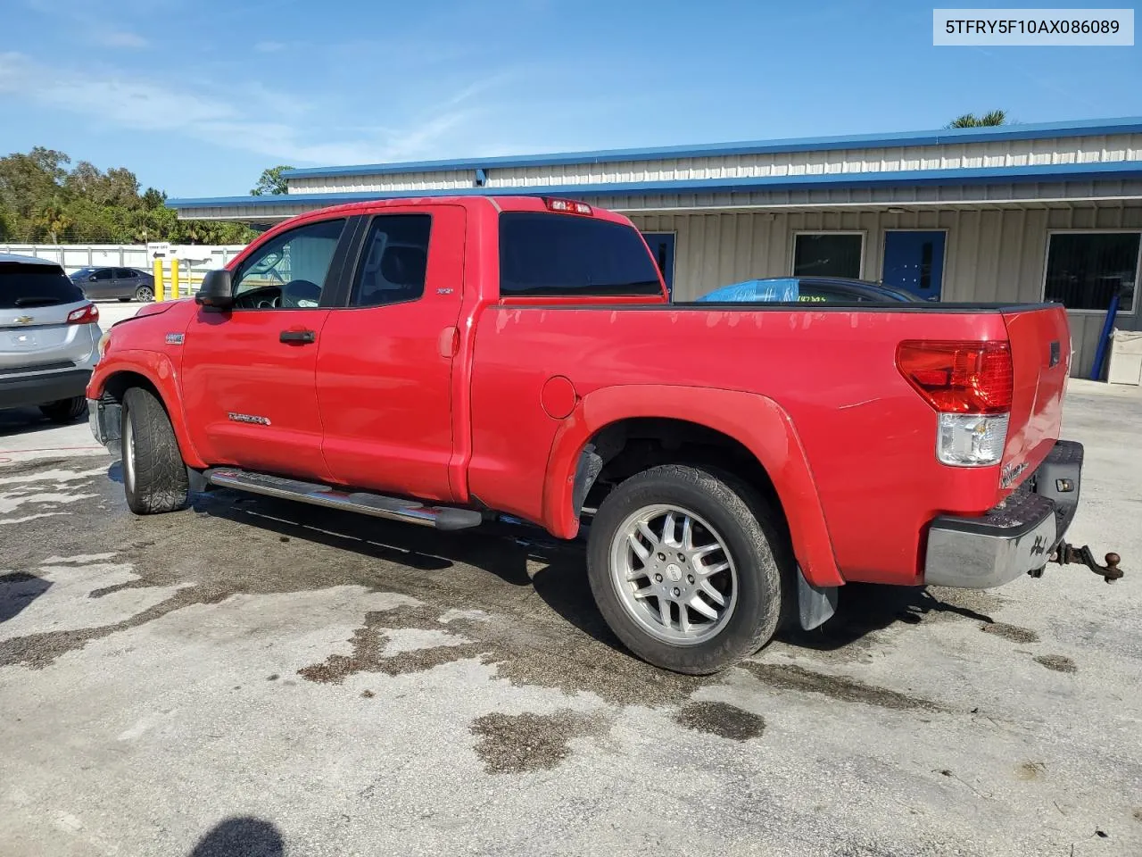 2010 Toyota Tundra Double Cab Sr5 VIN: 5TFRY5F10AX086089 Lot: 80249804