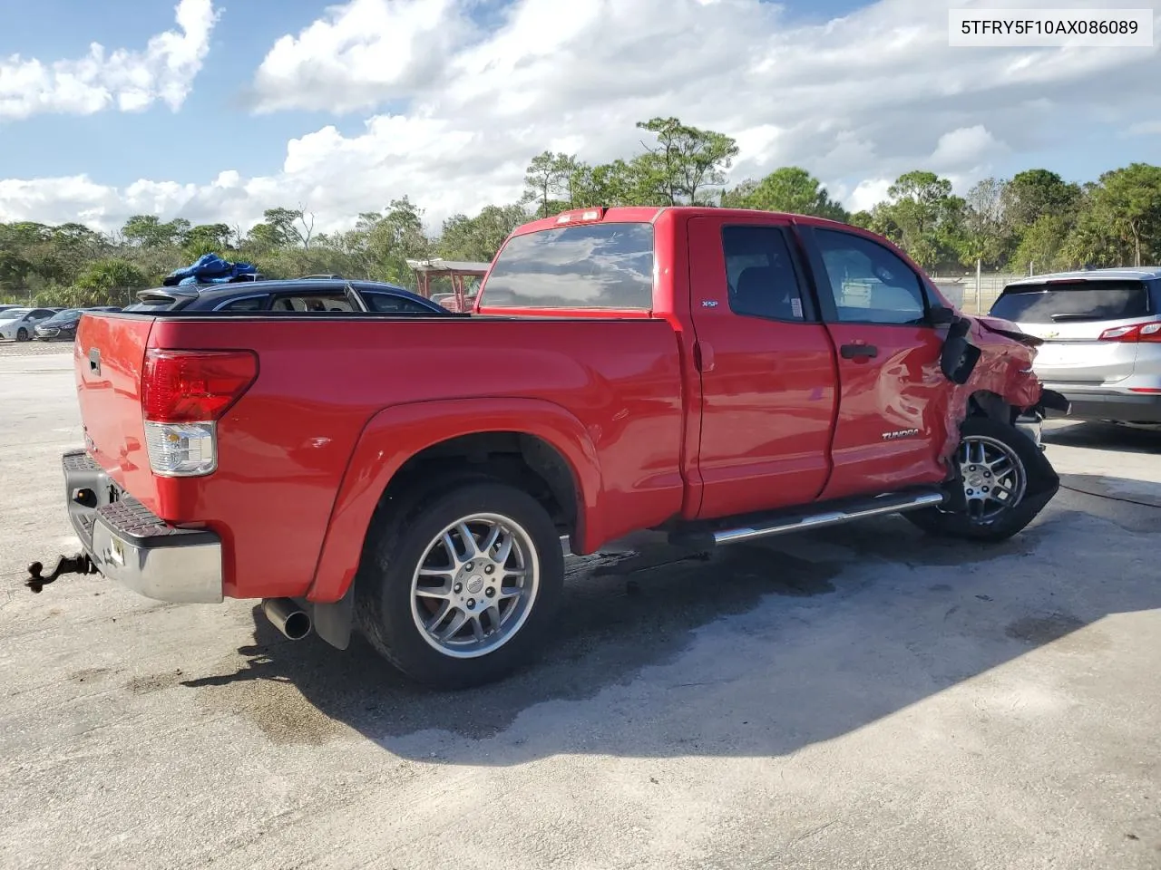 2010 Toyota Tundra Double Cab Sr5 VIN: 5TFRY5F10AX086089 Lot: 80249804