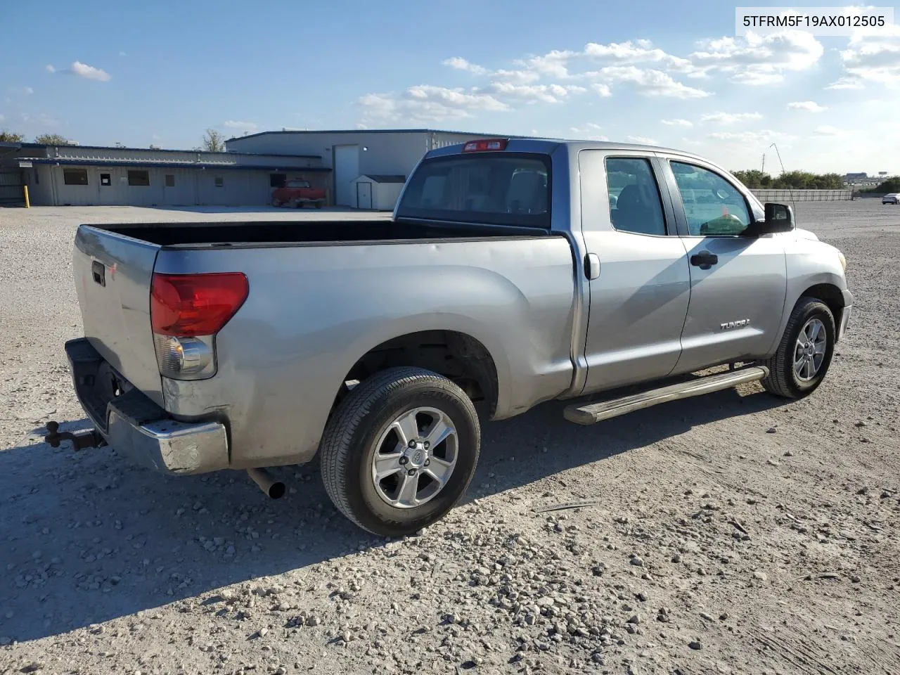 2010 Toyota Tundra Double Cab Sr5 VIN: 5TFRM5F19AX012505 Lot: 80523494