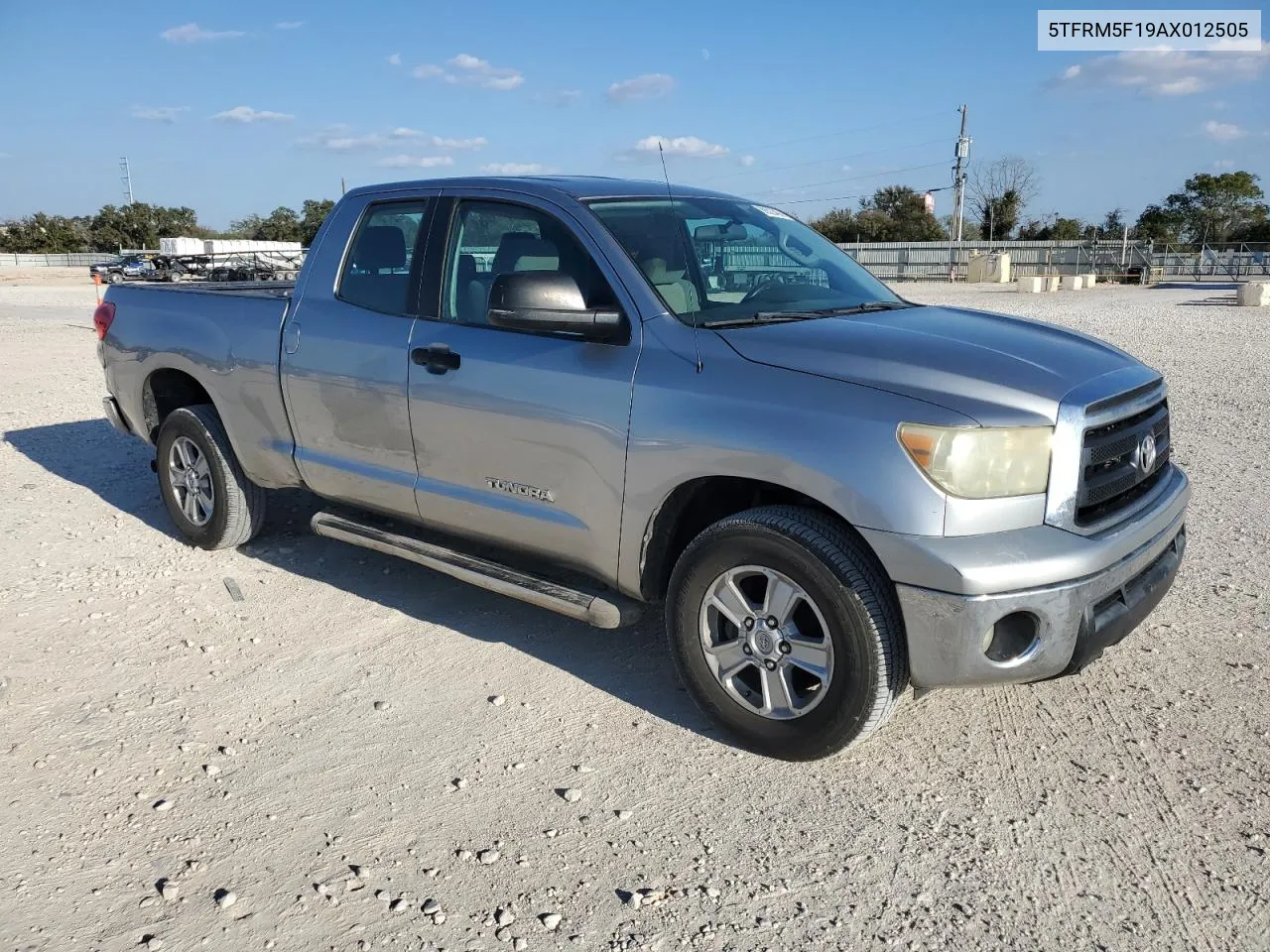 2010 Toyota Tundra Double Cab Sr5 VIN: 5TFRM5F19AX012505 Lot: 80523494