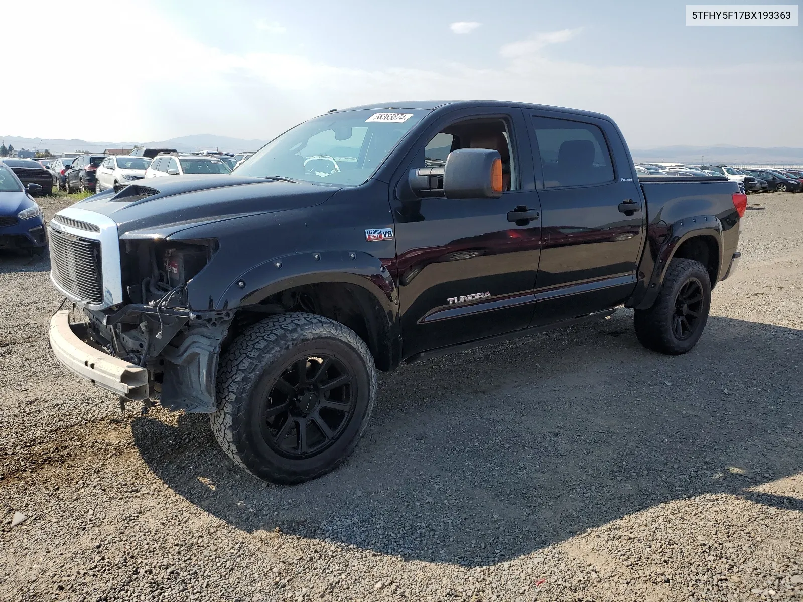 2011 Toyota Tundra Crewmax Limited VIN: 5TFHY5F17BX193363 Lot: 58363874