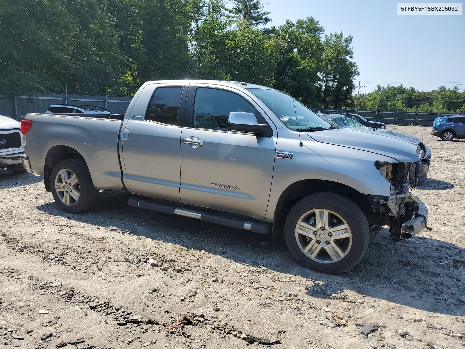 2011 Toyota Tundra Double Cab Limited VIN: 5TFBY5F15BX205032 Lot: 65515044